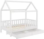 KINDERBETT Marli wei&szlig; 80x160 cm mit Bettkasten