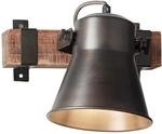 Brilliant Wandleuchte Plow in Schwarz max. 10 Watt Wandlampe