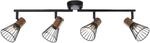 Deckenleuchte Manama in Schwarz max. 18 Watt Deckenlampe