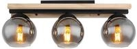 Deckenleuchte Conni Naturfarben/Schwarz max.25Watt Deckenlampe