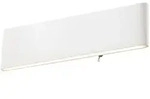 LED-Wandleuchte Siegfried in Wei&szlig; max. 12 Watt Wandlampe
