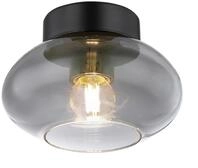 Deckenleuchte Shaun in Schwarz max. 40 Watt Deckenlampe