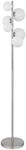 LED-Stehleuchte Riha Schwarz/Nickel max. 3,5 Watt