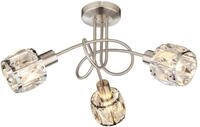 Deckenleuchte Kris in Nickelfarben max. 40 Watt Deckenlampe