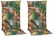 Hochlehner Auflagen Texas 2er-Set ca. 118x46cm Dschungel