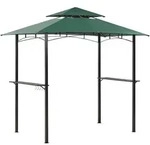 PAVILLON Stahl dunkelgr&uuml;n 240/148 cm Naro
