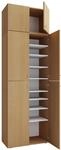 Schuhschrank Lona XXL ca.70x223x39cm Buchefarben