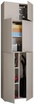 Mehrzweckschrank Lona XXL ca.70x223x39cm Grau