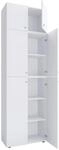 Schuhschrank Lona XXL ca.70x223x39cm Wei&szlig;
