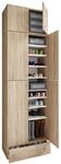 Schuhschrank Lona XXL ca.70x240x39cm Eiche Dekor