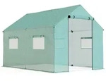 FOLIENGEW&Auml;CHSHAUS, 2 x 3 x 2 m Gew&auml;chshaus, Treibhaus mit Rollfenster,...