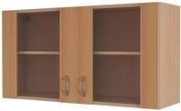 K&uuml;chenoberschrank in Buchefarbe 'Nano'