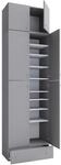 Schuhschrank Lona XXL ca. 70x240 cm Grau