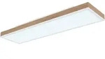LED-Deckenleuchte Doro Dunkelbraun/Wei&szlig; max. 24 Watt Deckenlampe