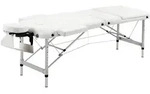 MASSAGELIEGEN h&ouml;henverstellbarer Massagetisch Massagebett Aluminium Kunststoff