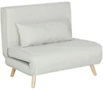 EINZELSOFA Sofabett Klappsofa verstellbar R&uuml;ckenlehne nordisch skandinavisch