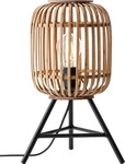 Brilliant TISCHLEUCHTE Woodrow 93775/20 Hellbraun