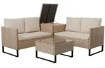 LOUNGEGARNITUR Santorini creme / sand