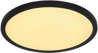 LED-Deckenleuchte Sapana Schwarz max. 18 Watt Deckenlampe