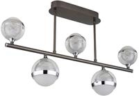 LED-Deckenleuchte Untsy Chrom/Titan max. 35 Watt Deckenlampe