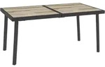 GARTENTISCH, Bistrotisch, Grau, Stahl