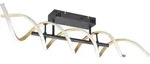 LED-Deckenleuchte Sequence Alu/Messingfarben max. 41 Watt Deckenlampe