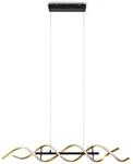 LED-H&auml;ngeleuchte Sequence Goldfarben max. 45 Watt