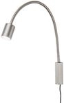 LED-Wandleuchte Justi Nickelfarben max. 4 Watt Wandlampe