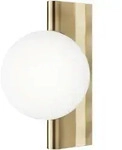 Wandleuchte Avant-Garde Messingfarben max. 25 Watt Wandlampe