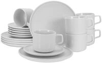 Kaffeeservice Chef Collection Wei&szlig;, 18-teilig