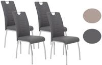 StuhL-Set Andrea Grau 4er-Set