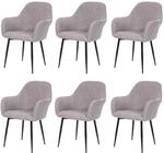 ESSZIMMERSTUHL Grau 6er-Set