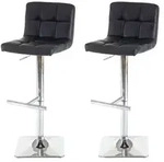 BARHOCKER Schwarz 2er-Set