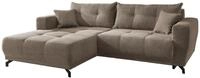 Wohnlandschaft Restato Graubraun Cord