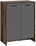 Schuhschrank Ben ca.63x 83x35cm Anthrazit/Alteiche