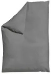 Bettdeckenbezug Woven Satin Grau ca. 135-140x200cm