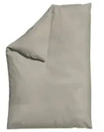 Bettdeckenbezug Woven Satin Taupe ca. 135-140x200cm