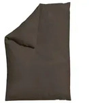 Bettdeckenbezug Woven Satin Dunkelbraun ca. 135-140x200cm