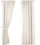 SCHLAUFENGARDINE 2ER SET &raquo;Jena&laquo; HxB 250x140 cm Creme