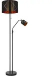 Stehleuchte Bemmo in Schwarz max. 40 Watt