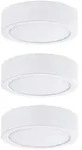 Unterbauleuchte 3-er Set Wei&szlig; max. 3x3 Watt