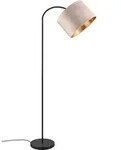 Stehleuchte Julieta Schwarz/Gold/Beige max. 60 W
