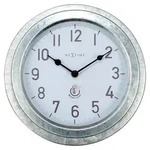 Wanduhr Poppy Silberfarben