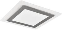 LED-Deckenfarbe Morgan in Wei&szlig;/Nickel max. 46 Watt