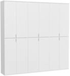 Dreht&uuml;renschrank Projekt X ca. 183x193 cm Wei&szlig;