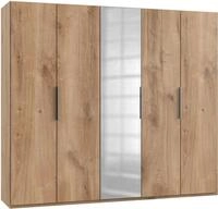 Dreht&uuml;renschrank Level 36A mit Spiegel ca. 250 cm Eiche Dekor