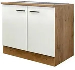 Sp&uuml;lenunterschrank Avila Eichefarben/Magnolie