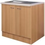 Sp&uuml;lenunterschrank in Buchefarbe 'Nano'