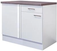 Eckunterschrank Wei&szlig;