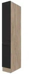 Apothekerschrank Capri Schwarz/Eichefarben